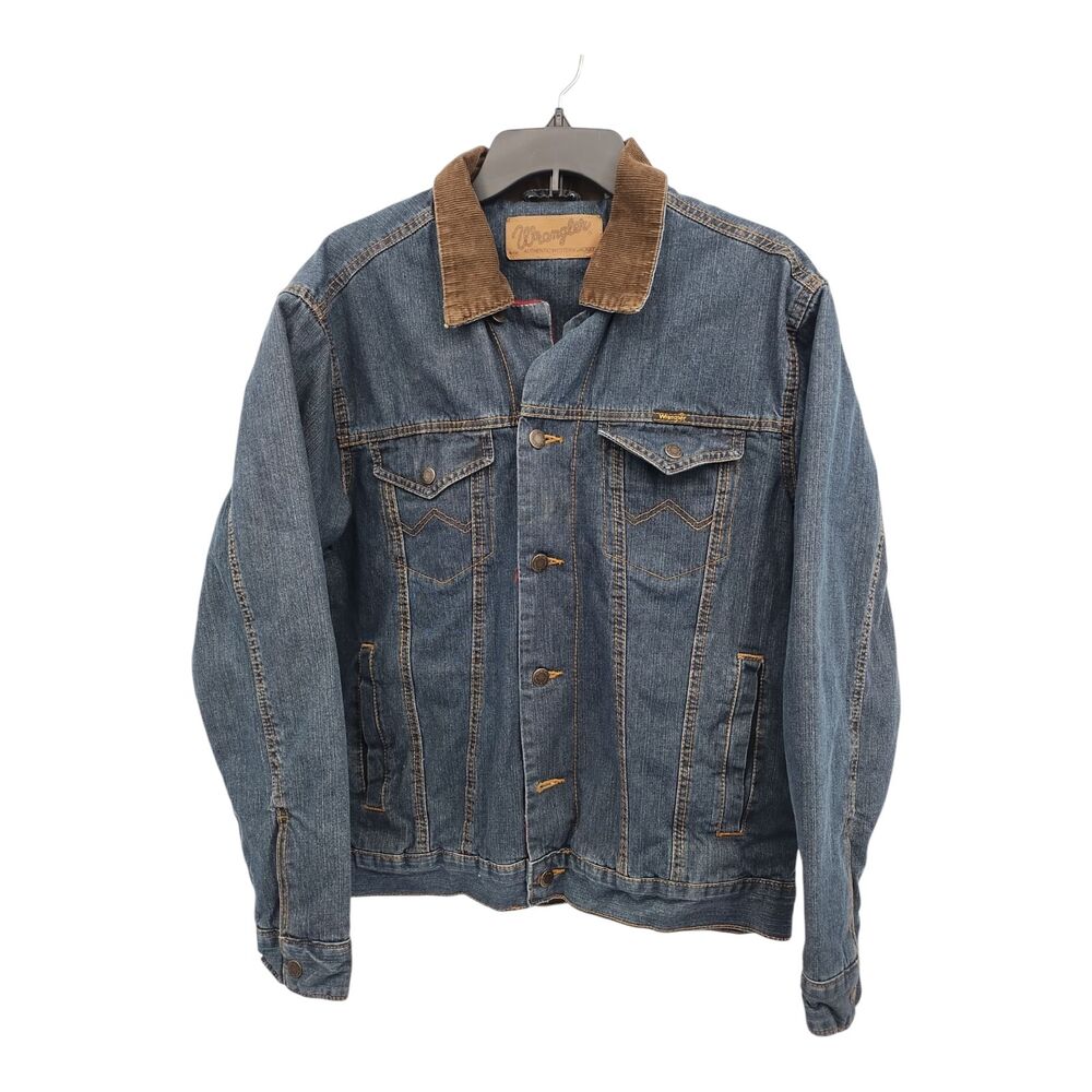 74265RT Wrangler Men's Concealed Carry Denim Jean Jacket - Rustic Size S /CH/P